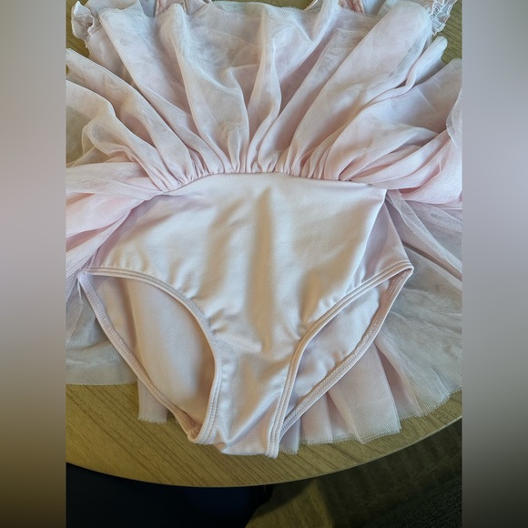 Pink Velvet Bloch Ballet Tutu - Picture 4 of 5